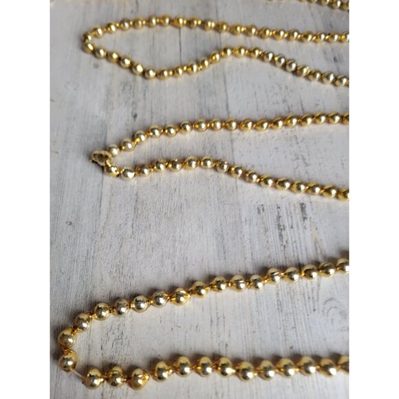 Vintage medium red mercury glass beaded Garland Xmas decor - Picture 6 of 10